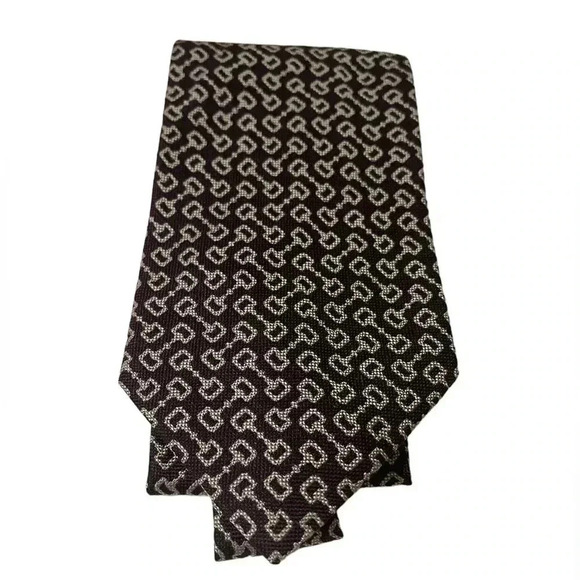 Gucci Horsebit silk jacquard tie in new conditions - Picture 1 of 10